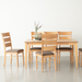 Muji 1.5m Dining Table, Wood - Natural - Novena Furniture Singapore