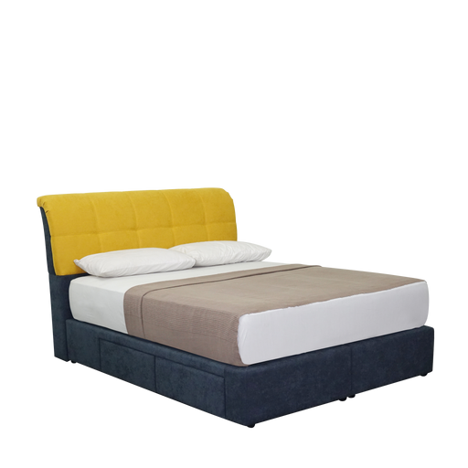 Nicolette Upholstered Bed - Novena Furniture Singapore