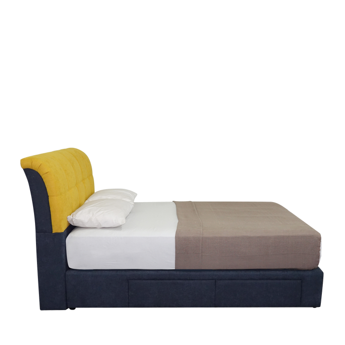 Nicolette Upholstered Bed - Novena Furniture Singapore