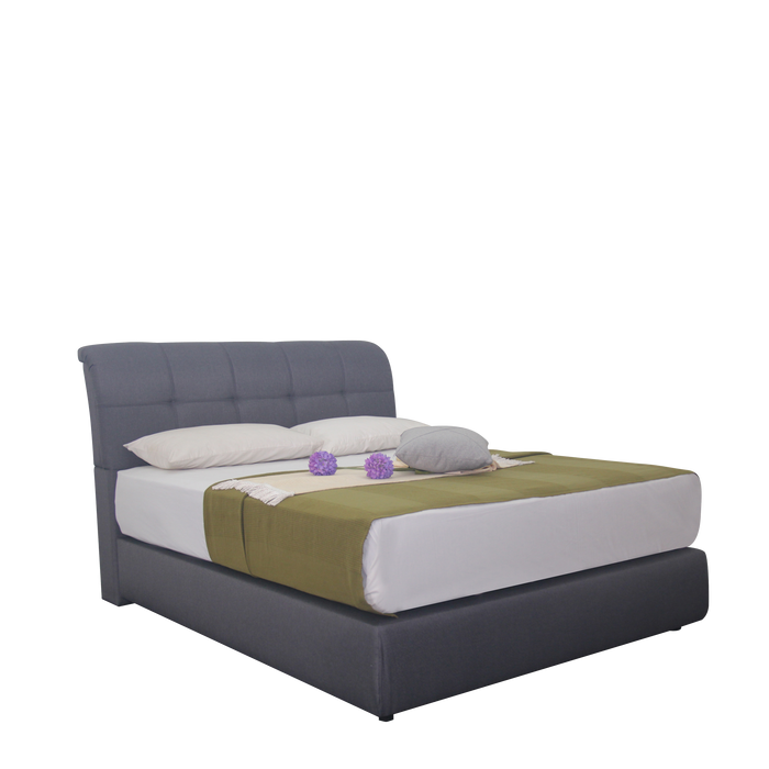 Nicolette Upholstered Bed - Novena Furniture Singapore