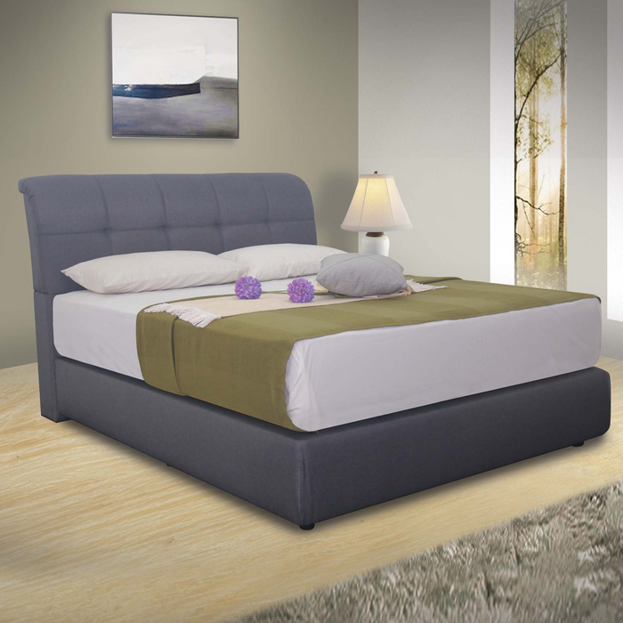 Nicolette Upholstered Bed - Novena Furniture Singapore