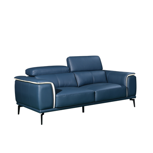 Prezia 2 Seater Sofa, Half Leather - Novena Furniture Singapore