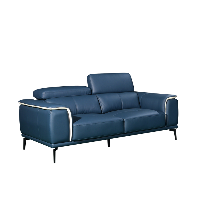 Prezia 2 Seater Sofa, Half Leather - Novena Furniture Singapore