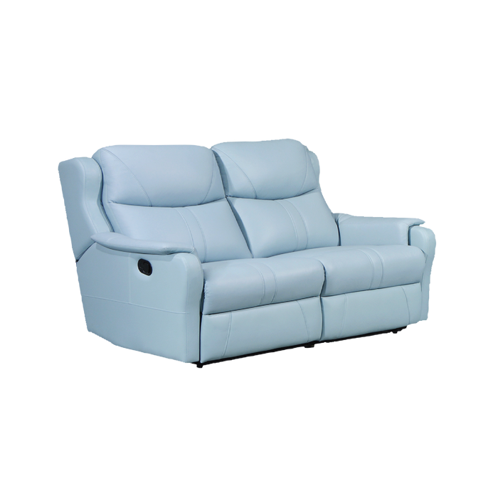 Skylar 2 Seater Recliner Sofa, Half Leather - Novena Furniture Singapore