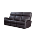 Silas 3 Seater Recliner Sofa, Half Leather - Novena Furniture Singapore