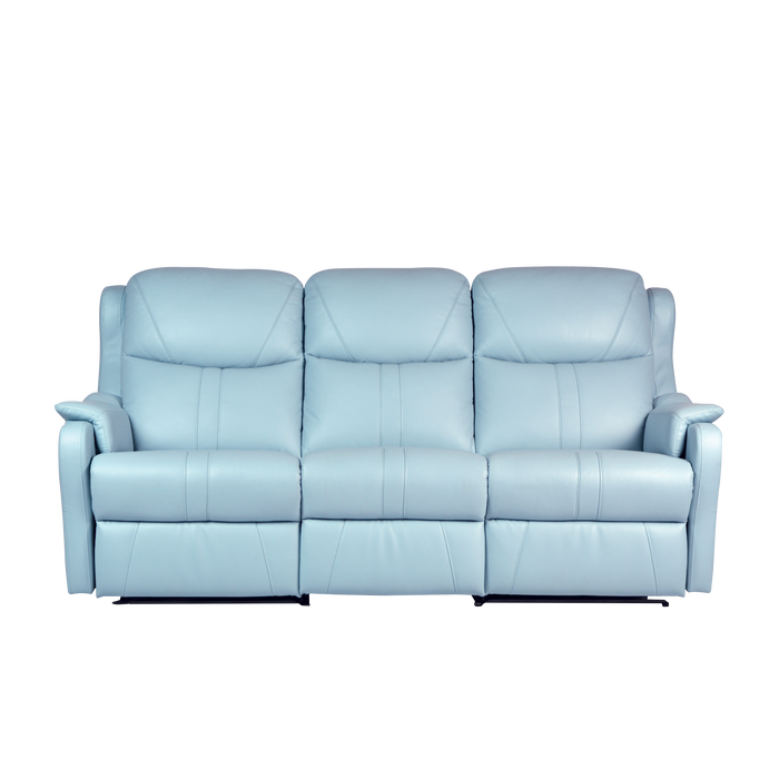 Skylar 3 Seater Recliner Sofa, Half Leather - Novena Furniture Singapore